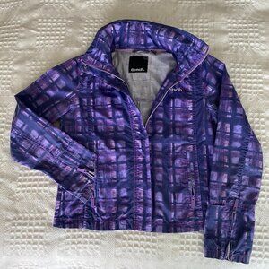 BENCH Purple/Pink Light Rain/Windbreaker 100% Cotton Jacket with Pockets Size XL